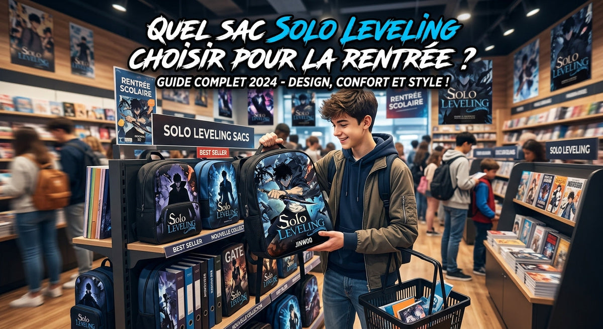 Quel sac Solo Leveling choisir pour la rentrée ?