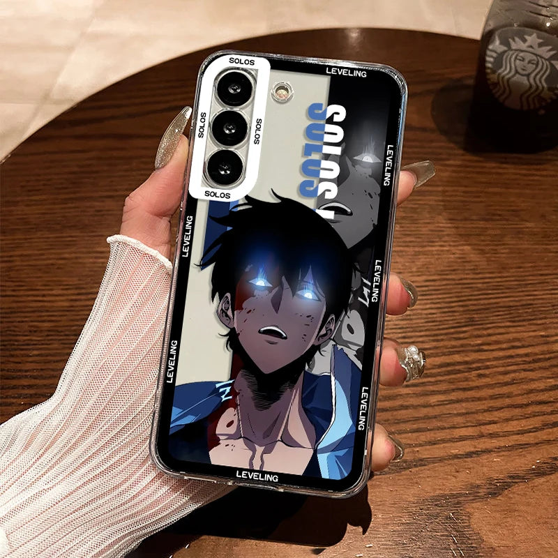 Coque Samsung Solo Leveling Bleu