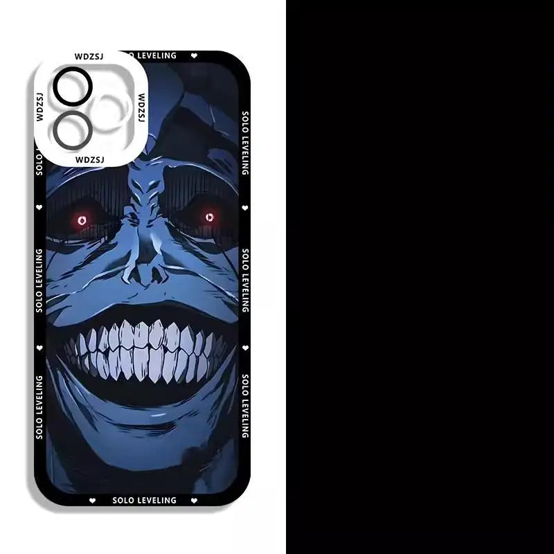 Coque Iphone Solo Leveling Transparente