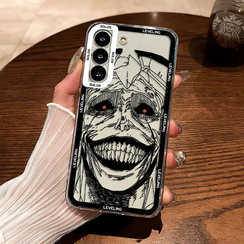 Coque Solo Leveling Samsung - Statue De Dieu