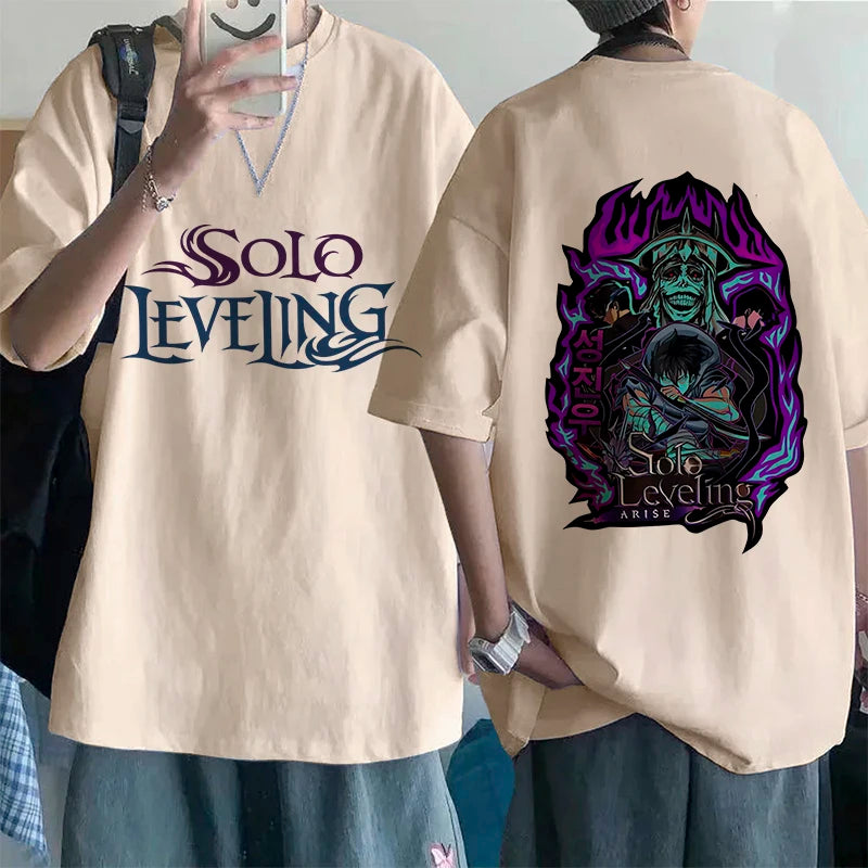 T-Shirt Solo Leveling Beige