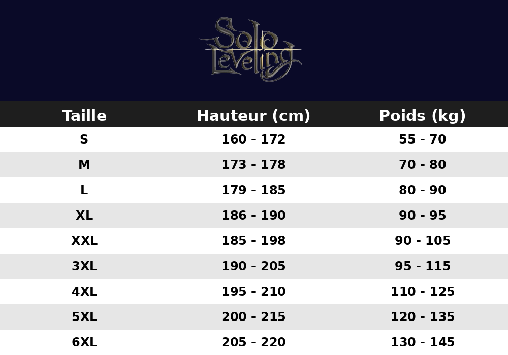 T-Shirt Solo Leveling Oversize