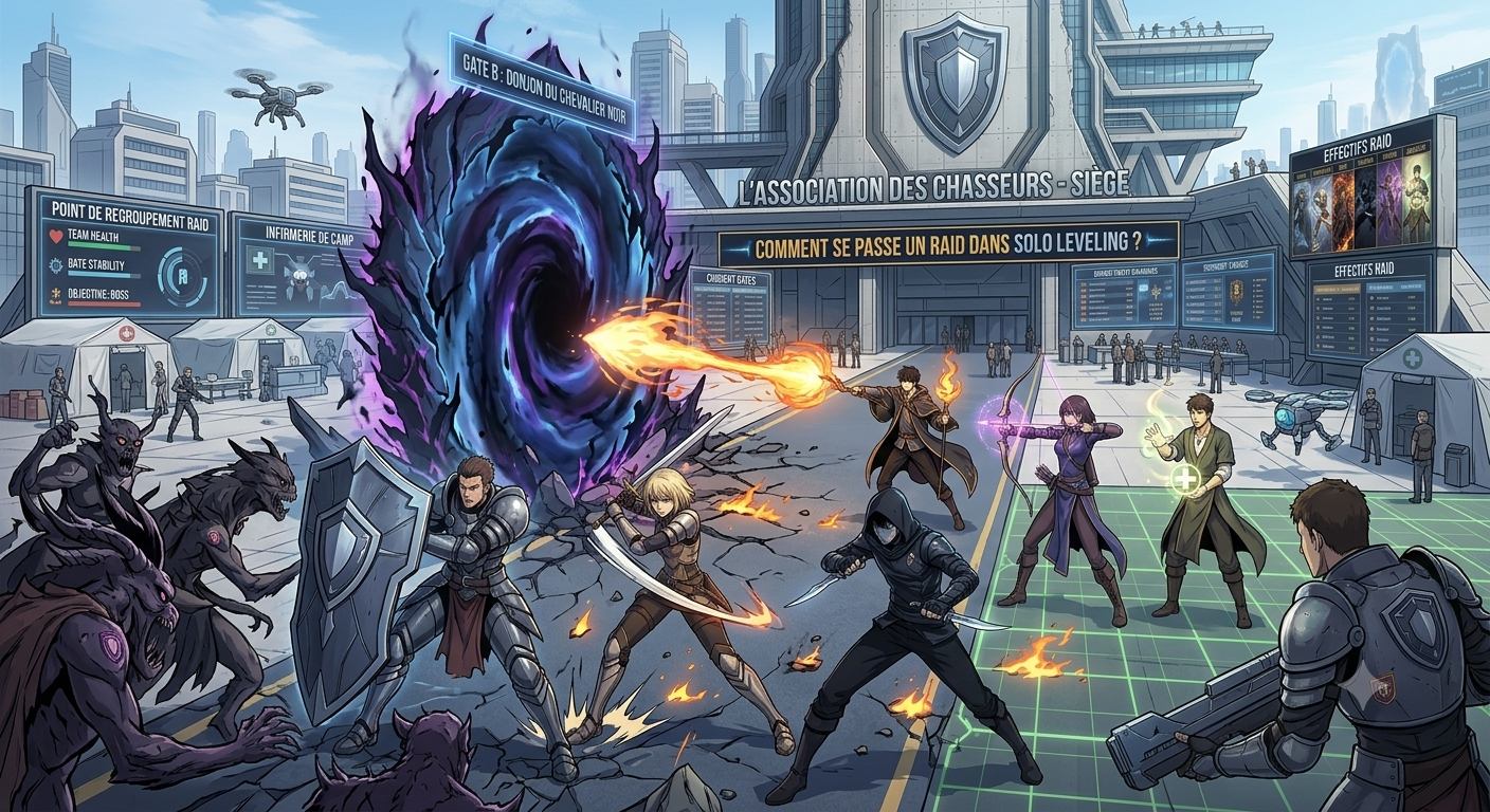 Comment se passe un raid dans Solo Leveling ?