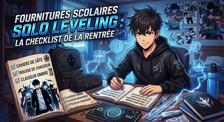 Fournitures scolaires Solo Leveling : la checklist de la rentrée