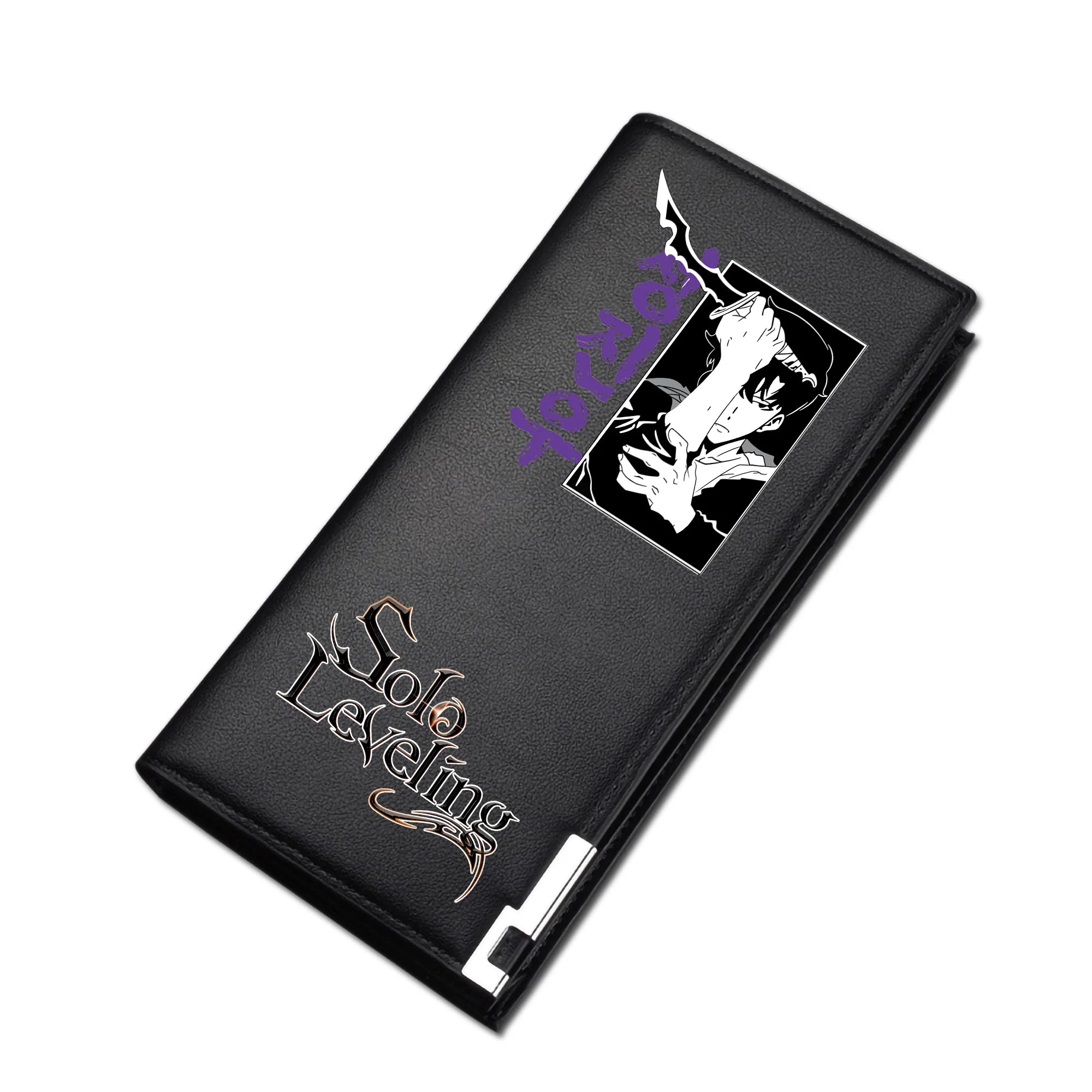 Grand Portefeuille Solo Leveling Sung Jin Woo Et Igris