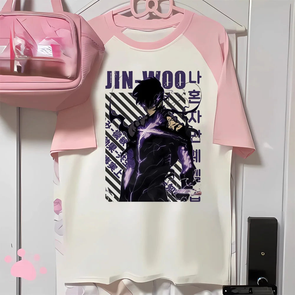 T-shirt Solo Leveling Rose