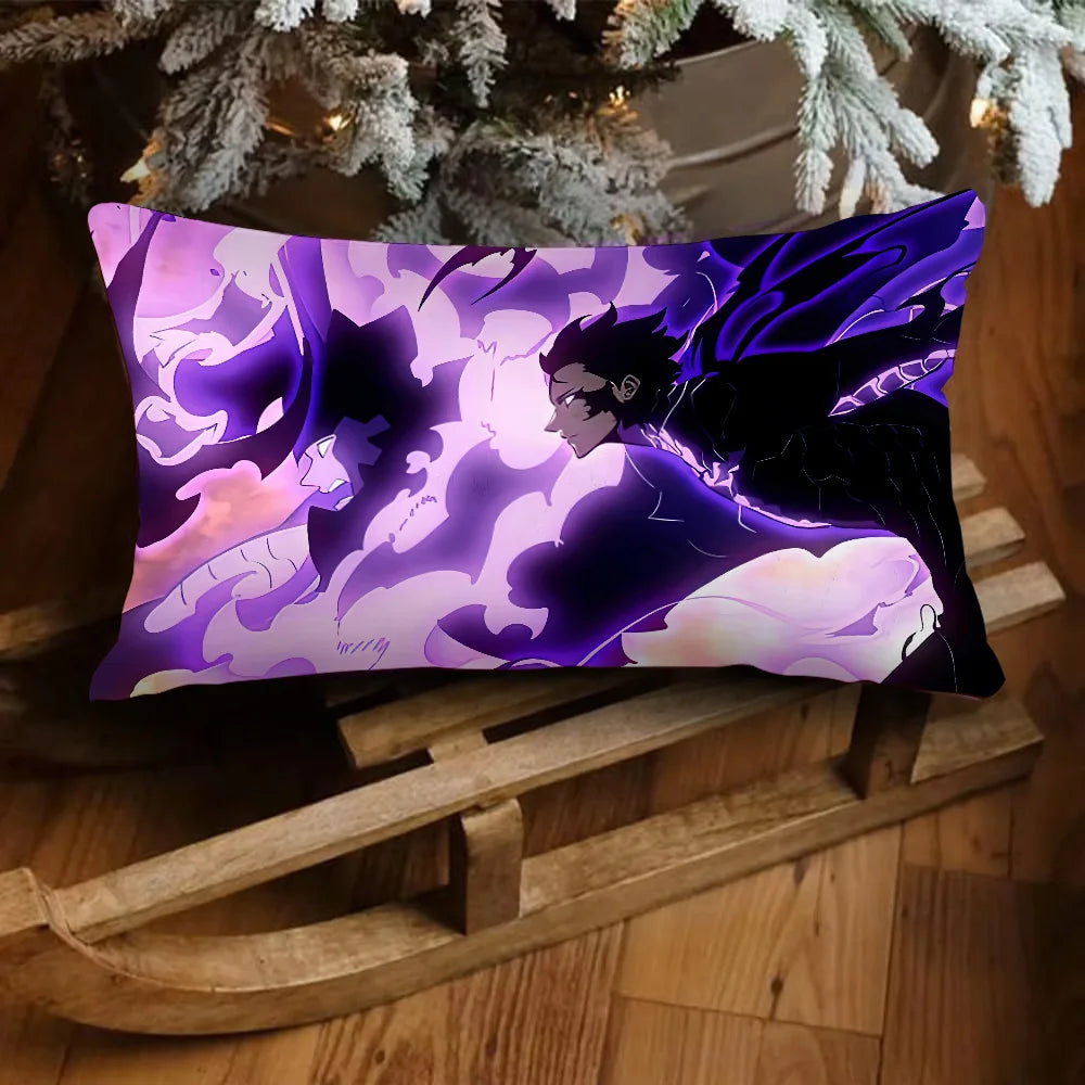 Housse De Coussin Rectangulaire Solo Leveling Violet