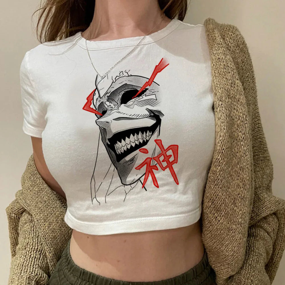 Crop Top Solo Leveling Sourire Rouge