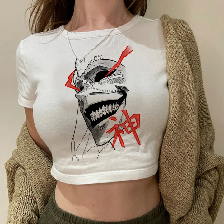 Crop Top Solo Leveling Sourire Rouge