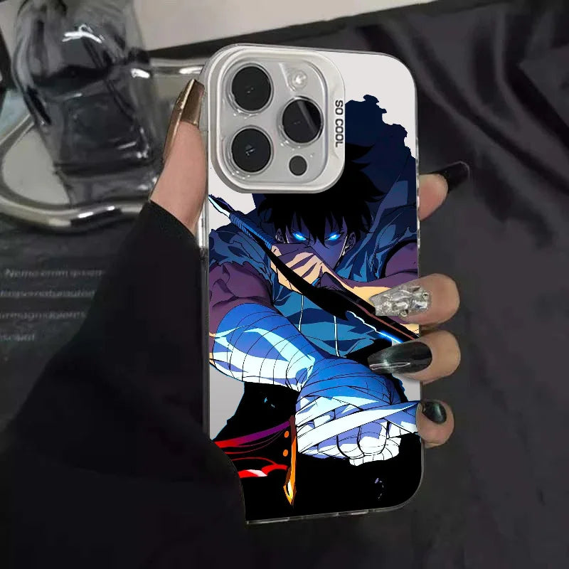 Coque iPhone Solo Leveling Sung Jin-Woo Assassin