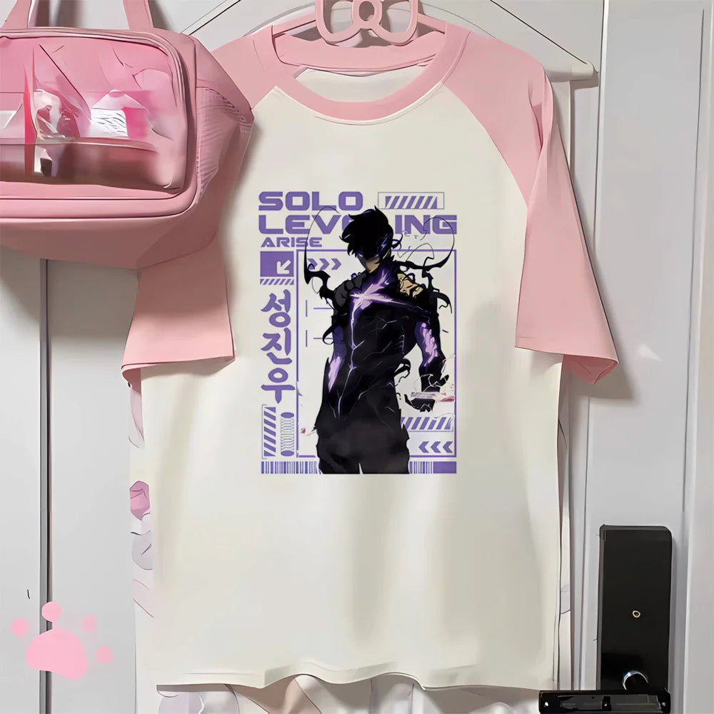 T-shirt Solo Leveling Rose