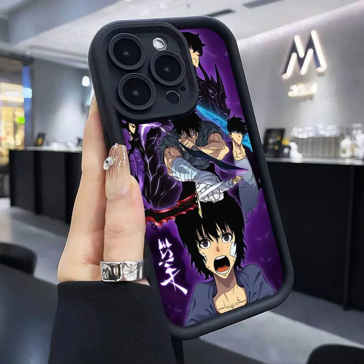 Coque iPhone Solo Leveling Sung Jin-Woo Jeune