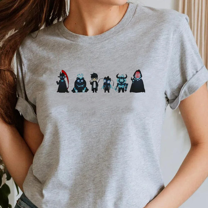 T-shirt Femme Solo Leveling Chibi