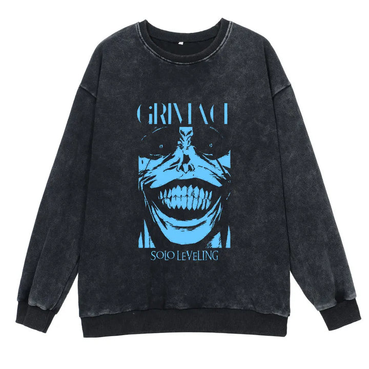 Pull Col Rond Solo Leveling - Statue Du Dieu