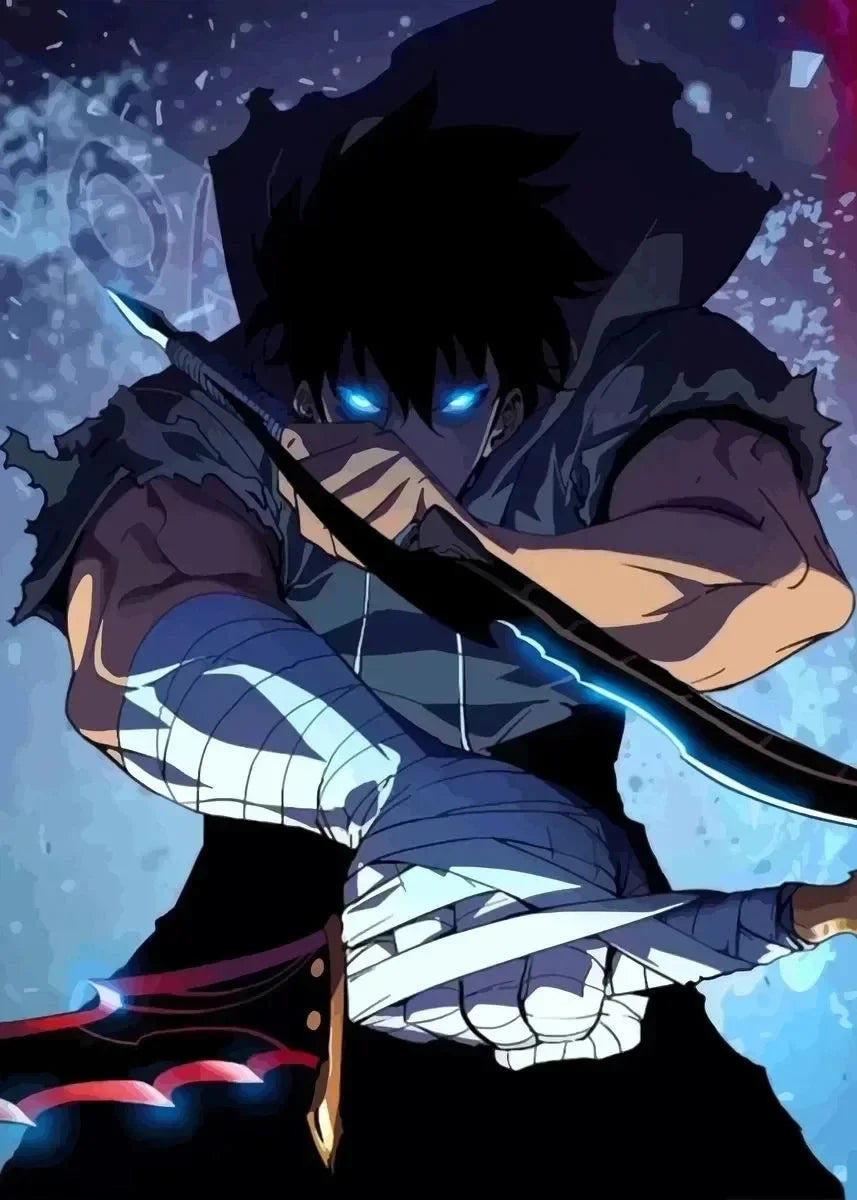 Poster Solo Leveling Sung Jin-Woo Dagues