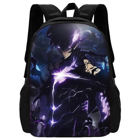 Solo Leveling Purple Schoolbag