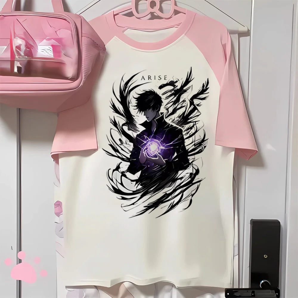 T-shirt Solo Leveling Rose