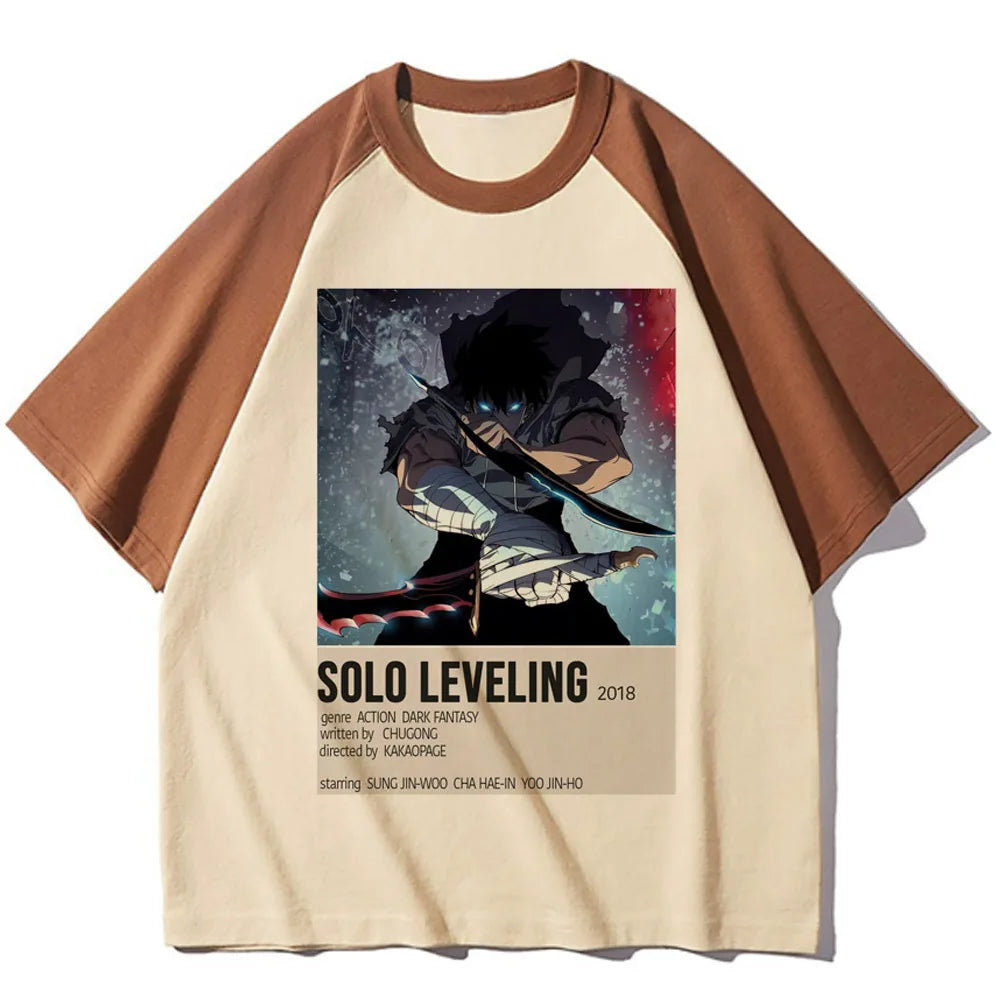 T-shirt Femme Solo Leveling Vintage