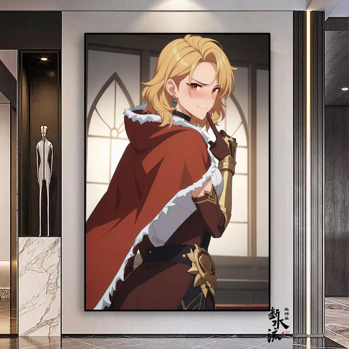 Poster Solo Leveling Cha Hae In Kawaii