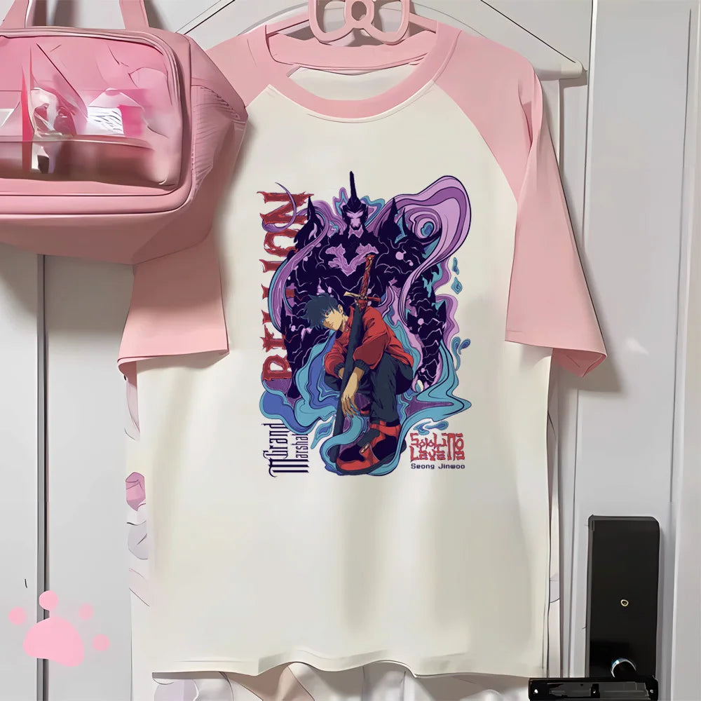 T-shirt Solo Leveling Rose