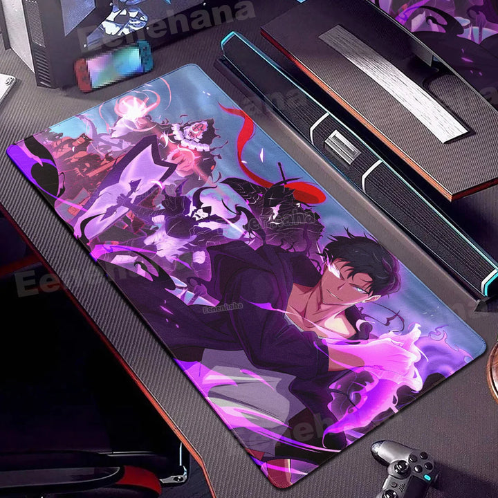 Tapis de Souris Solo Leveling Sung Jin-Woo Aura