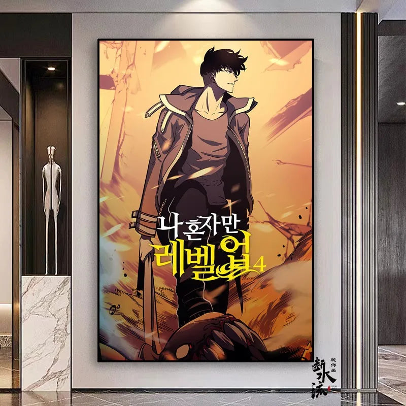 Poster Solo Leveling Jaune