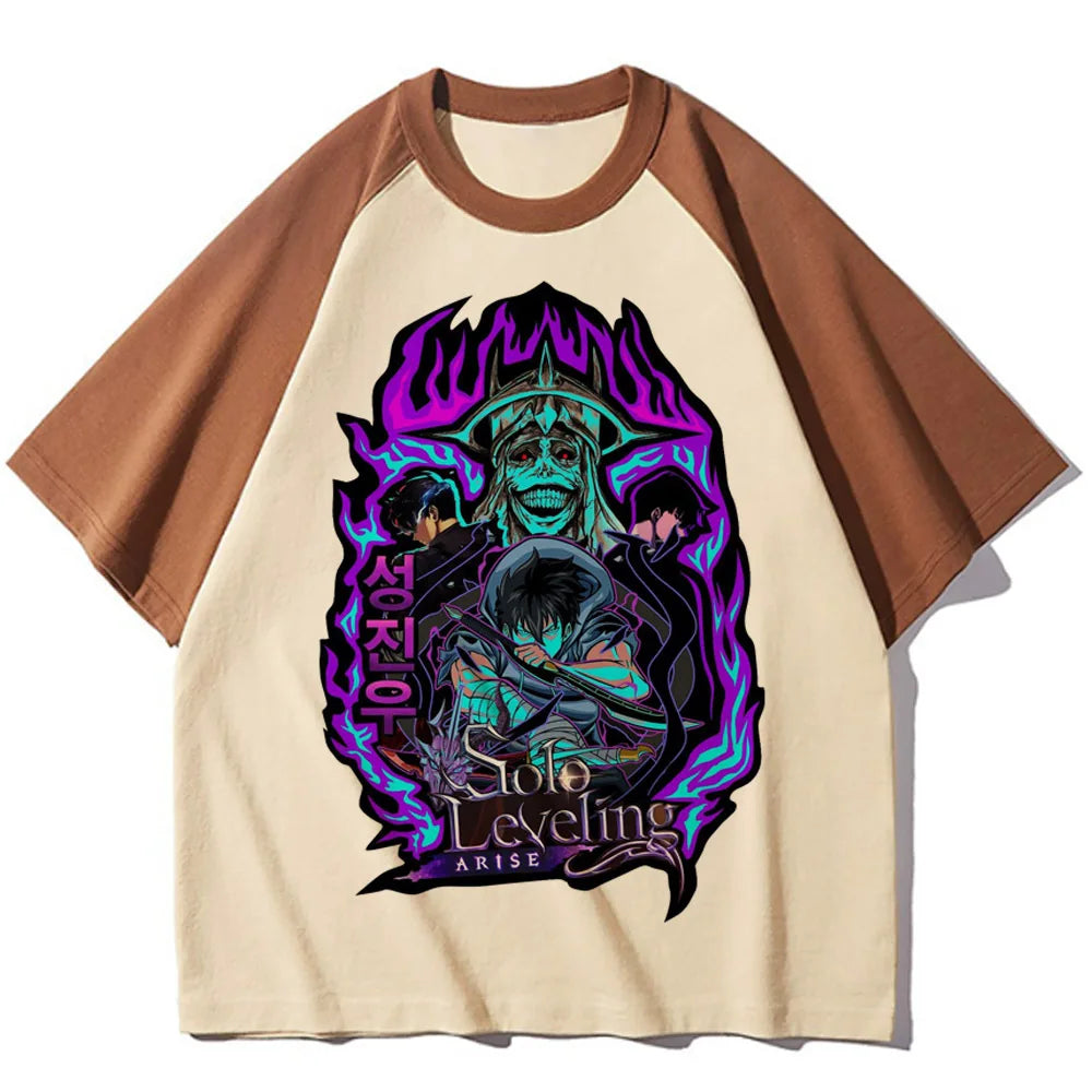 T-shirt Femme Solo Leveling Vintage