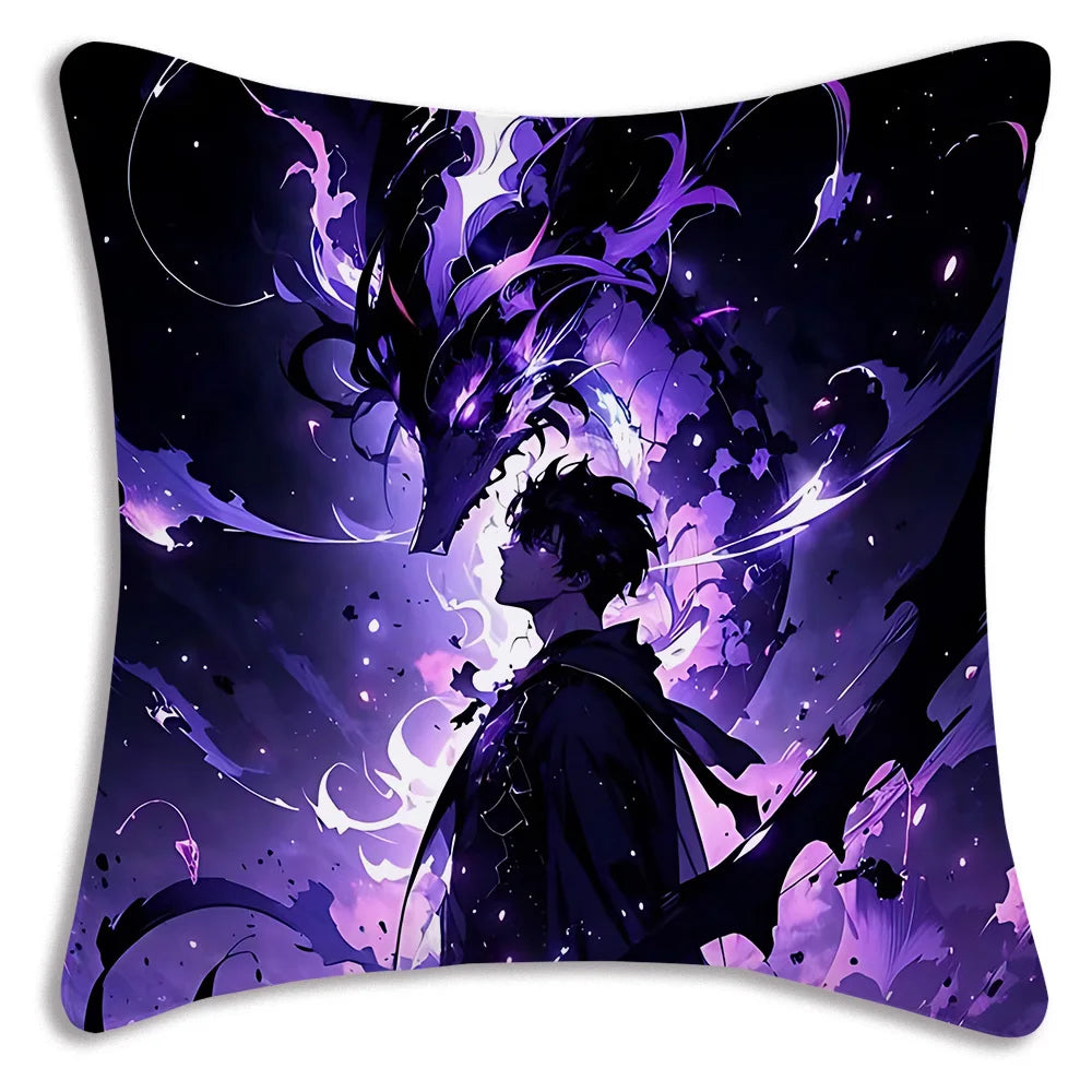 Housse De Coussin Solo Leveling Violet