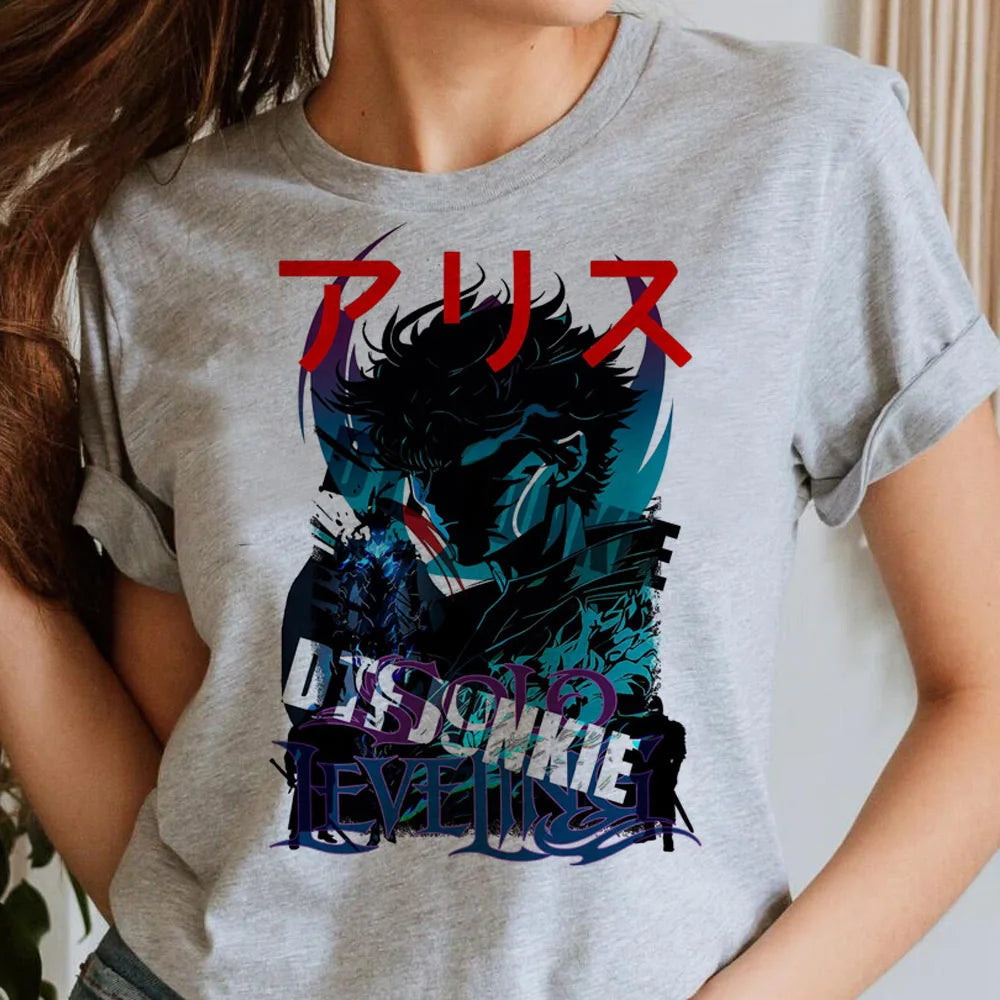 T-shirt Femme Solo Leveling Coréen