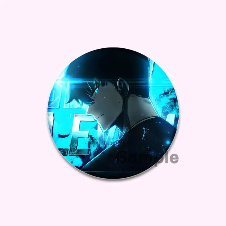 Broche Solo Leveling Bleu