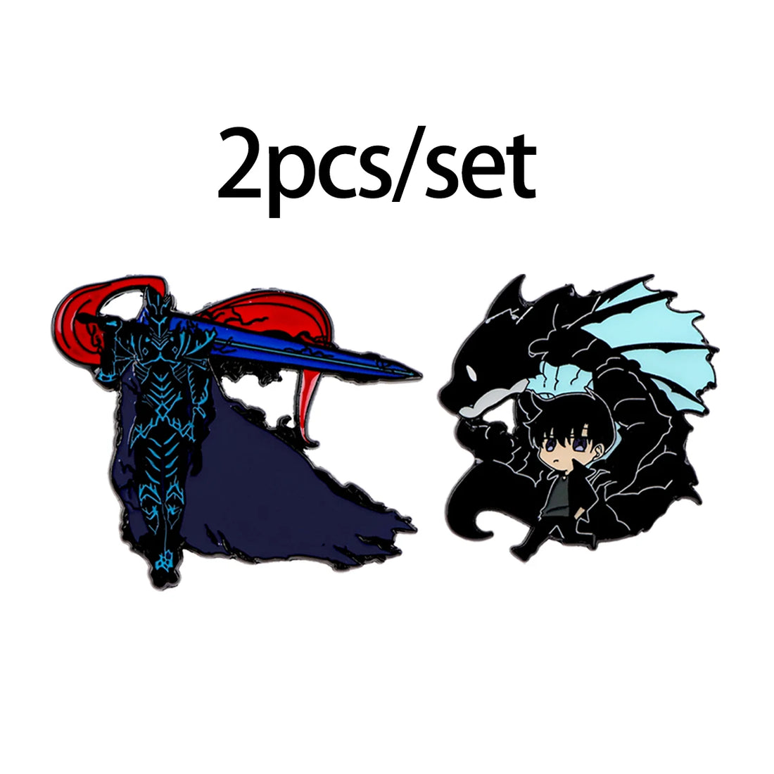 Broche Solo Leveling Igris Et Kaisel