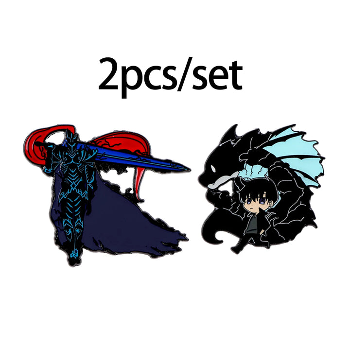 Broche Solo Leveling Igris Et Kaisel
