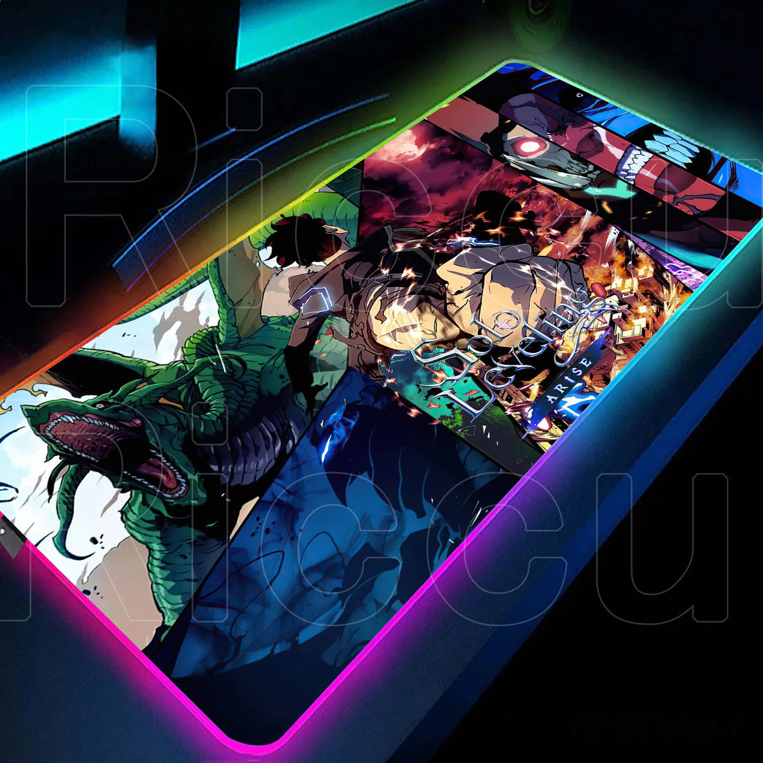 Tapis de Souris Solo Leveling RGB