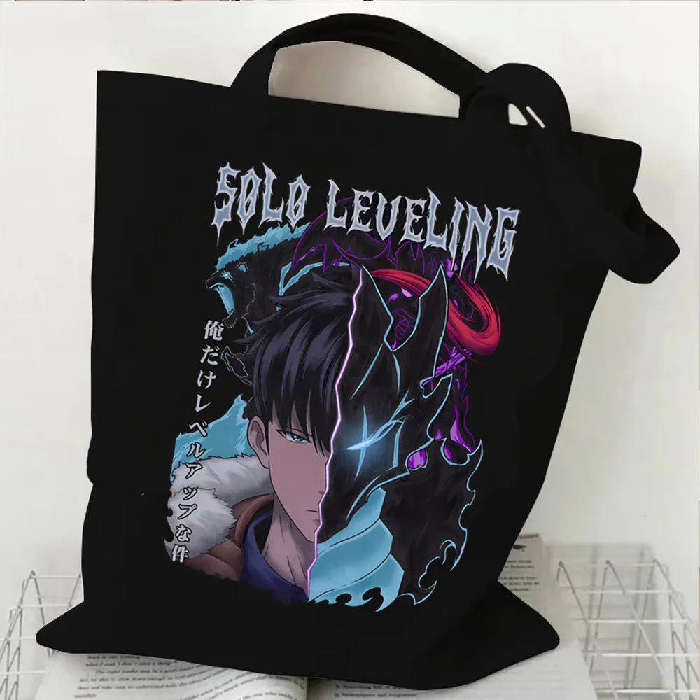 Tote Bag Solo Leveling Sung Jin-Woo Et Igris
