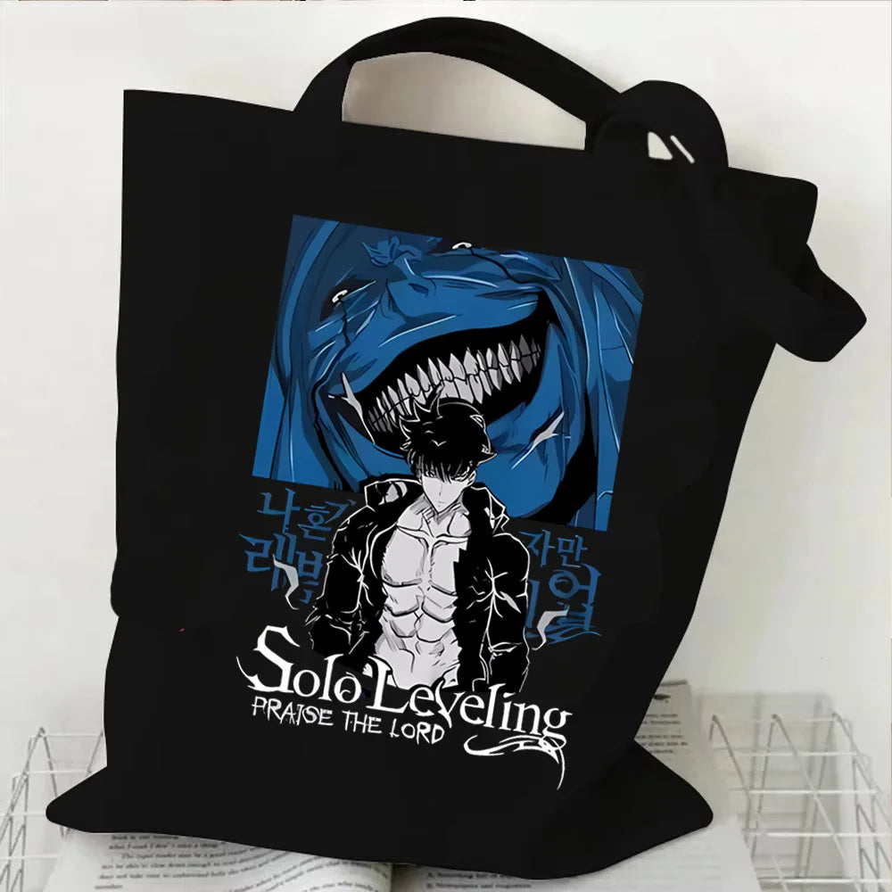 Tote Bag Solo Leveling Sung Jin-Woo Et Le Sourire