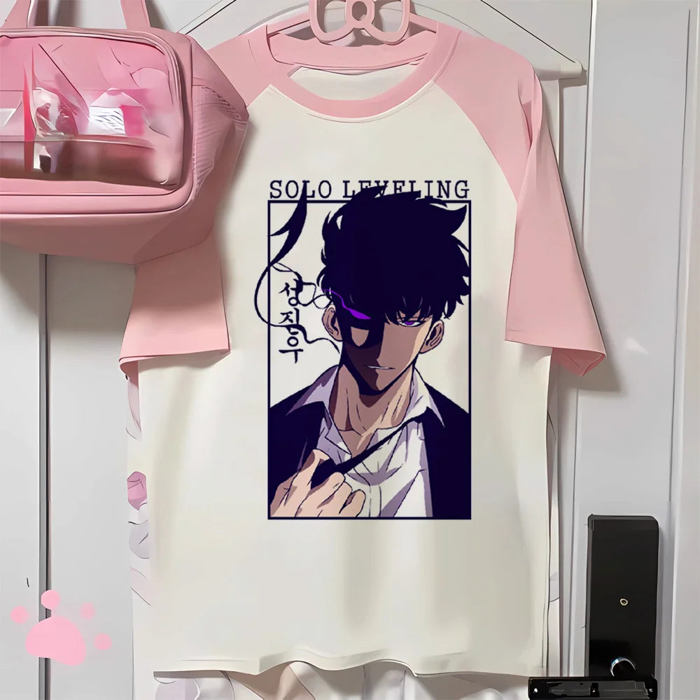 T-shirt Solo Leveling Rose
