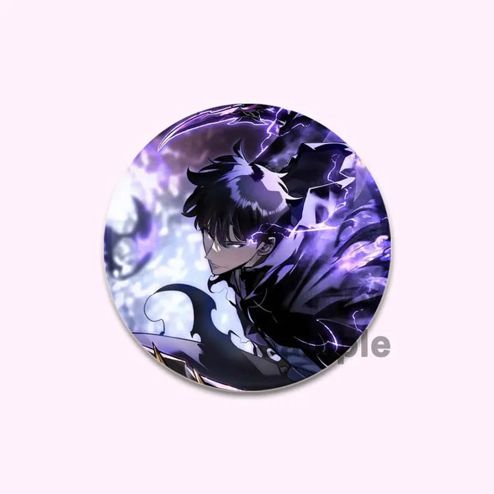 Broche Solo Leveling Sung Jin-Woo Aura