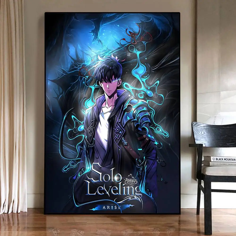 Poster Solo Leveling Arise Bleu