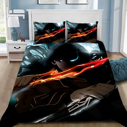 Solo Leveling The Assassin Duvet Cover