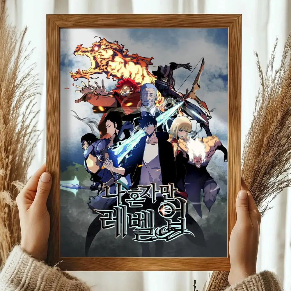 Poster Solo Leveling Les Personnages