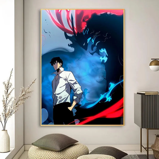 Sung Jin Woo And Igris Poster