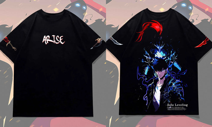 T-shirt Solo Leveling Sung Jin-Woo Et Igris