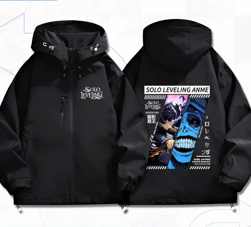 Veste Solo Leveling Sung Jin Woo Et La Statue