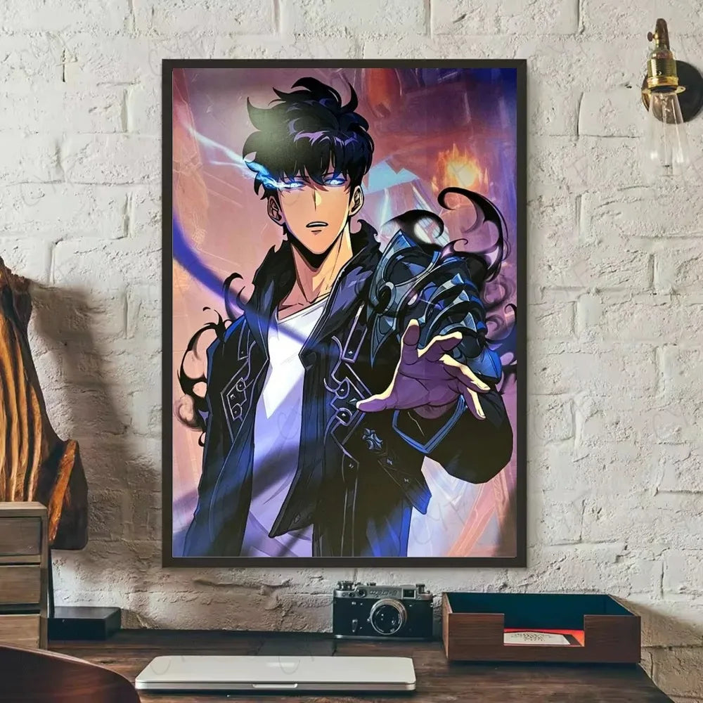 Poster Solo Leveling Sung Jin Woo Pouvoir