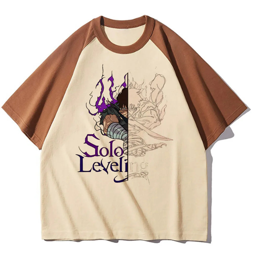 T-shirt Femme Solo Leveling Vintage