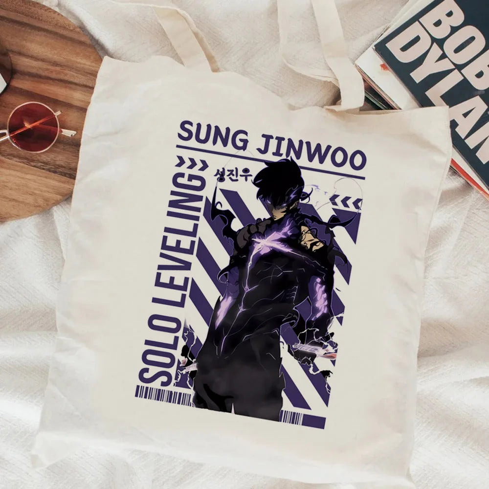 Tote Bag Solo Leveling Sung Jin-Woo Transformation