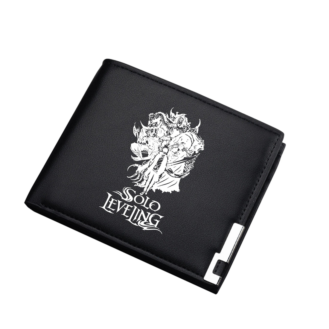 Grand Portefeuille Solo Leveling Sung Jin Woo Et La Statue