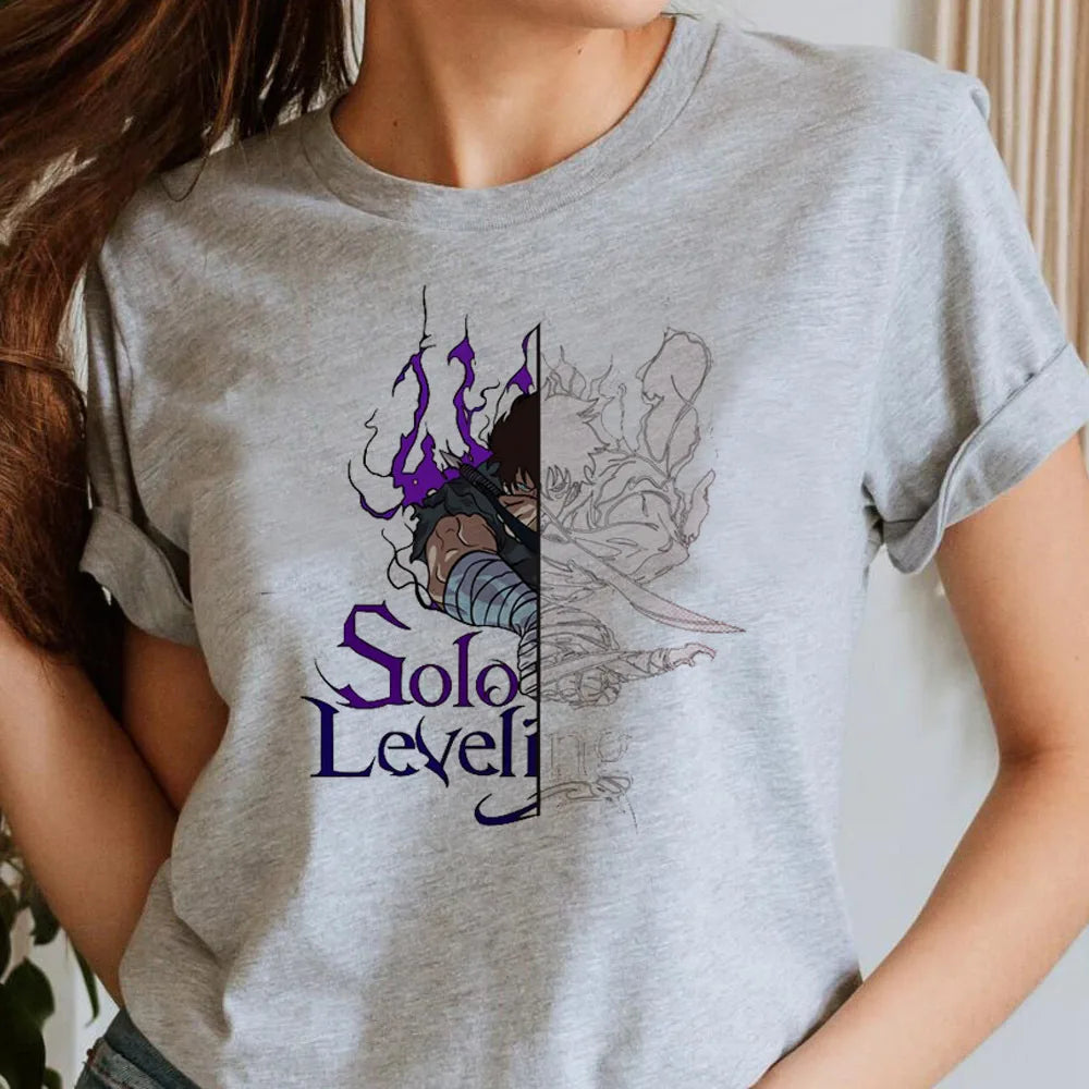 T-shirt Femme Solo Leveling Dessin