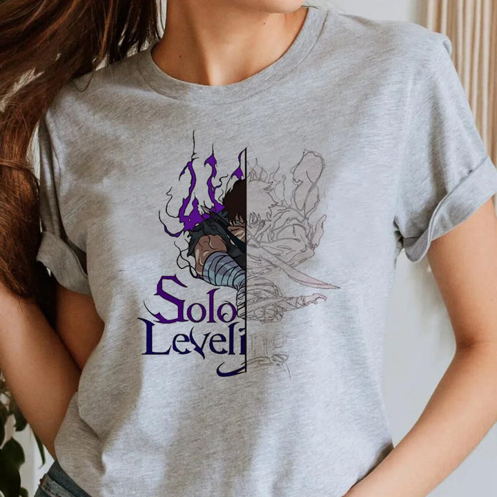 T-shirt Femme Solo Leveling Dessin