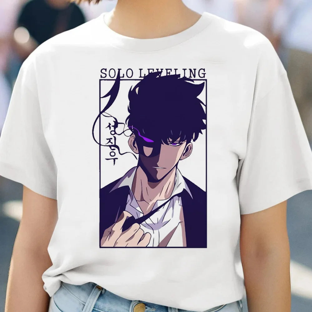 T-shirt Femme Solo Leveling Sung Jin-Woo Ombre